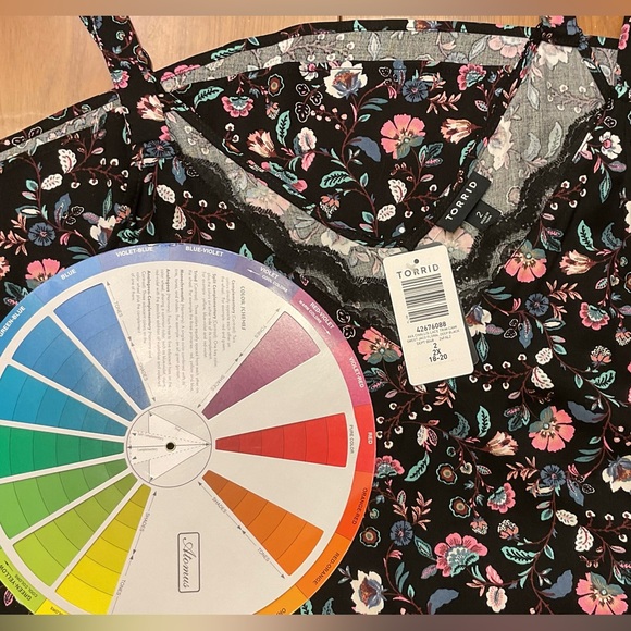 Torrid Ava Challis Lace Trim Cami - Picture 6 of 6